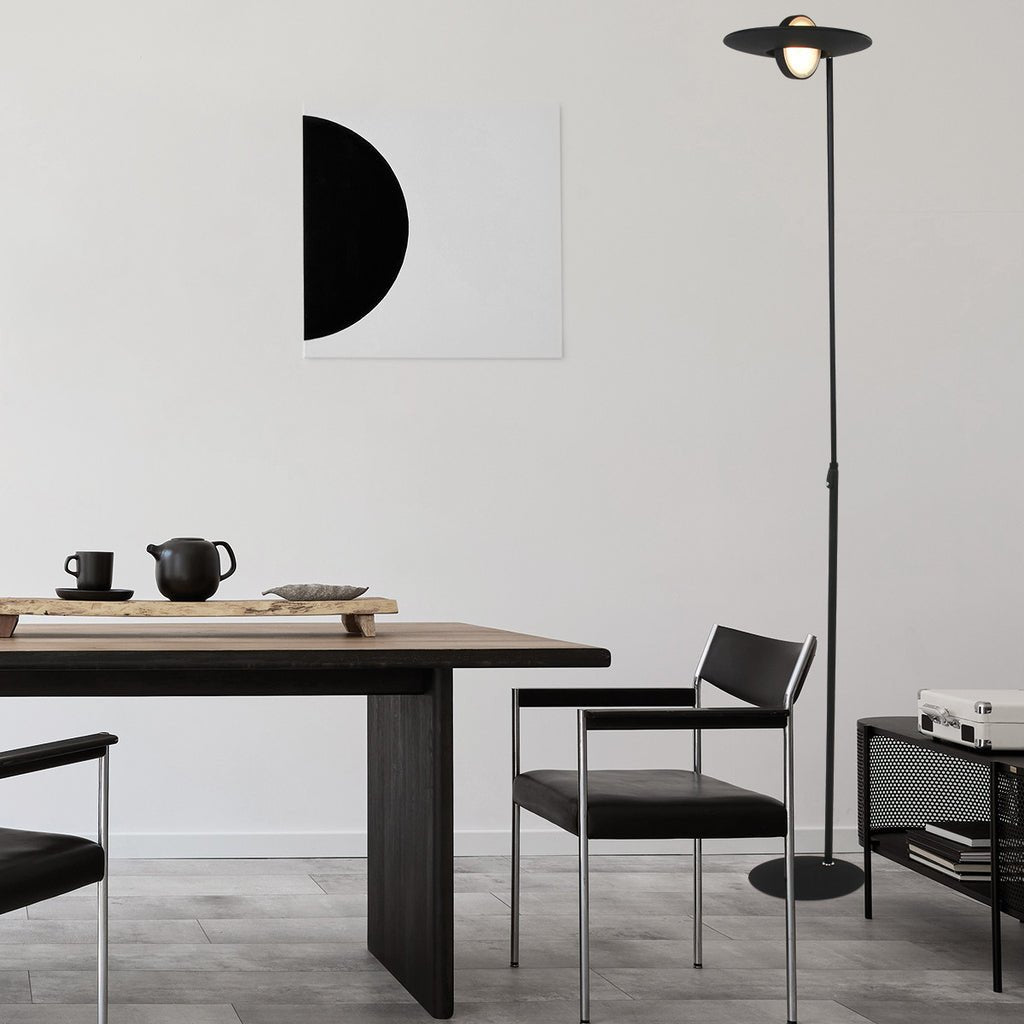 Lampe de sol LED Noir | Oyla - Designix Luminaire