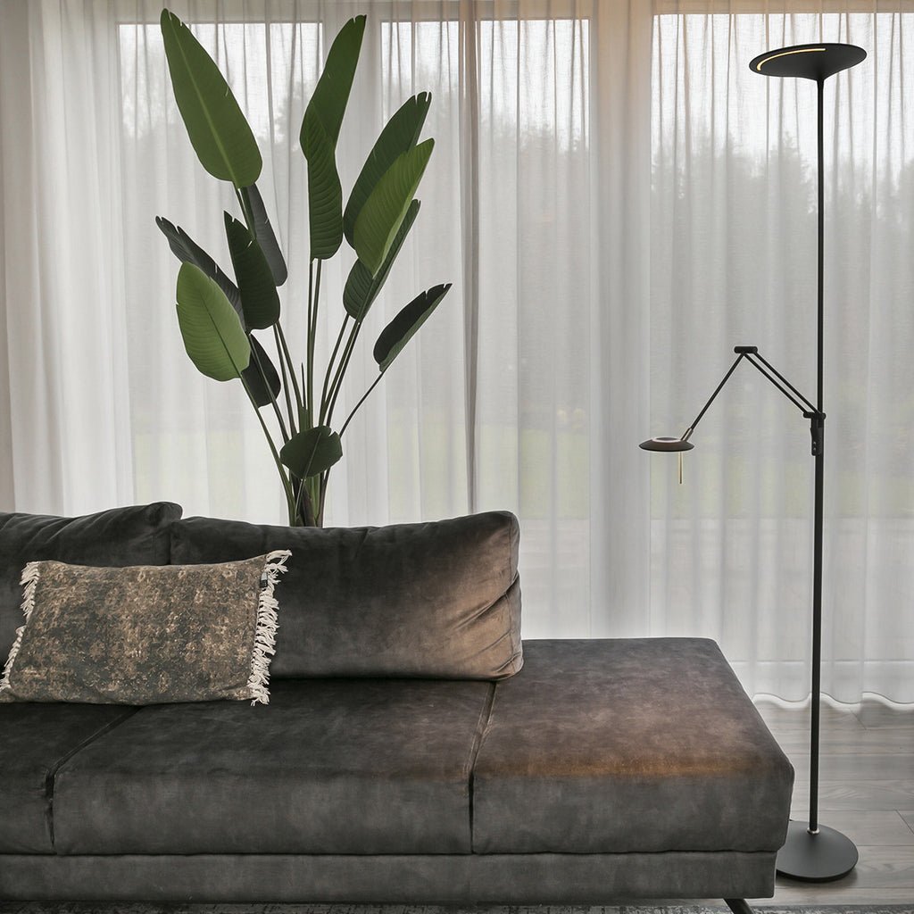 Lampe de Sol Noir | Zodiac - Designix Luminaire