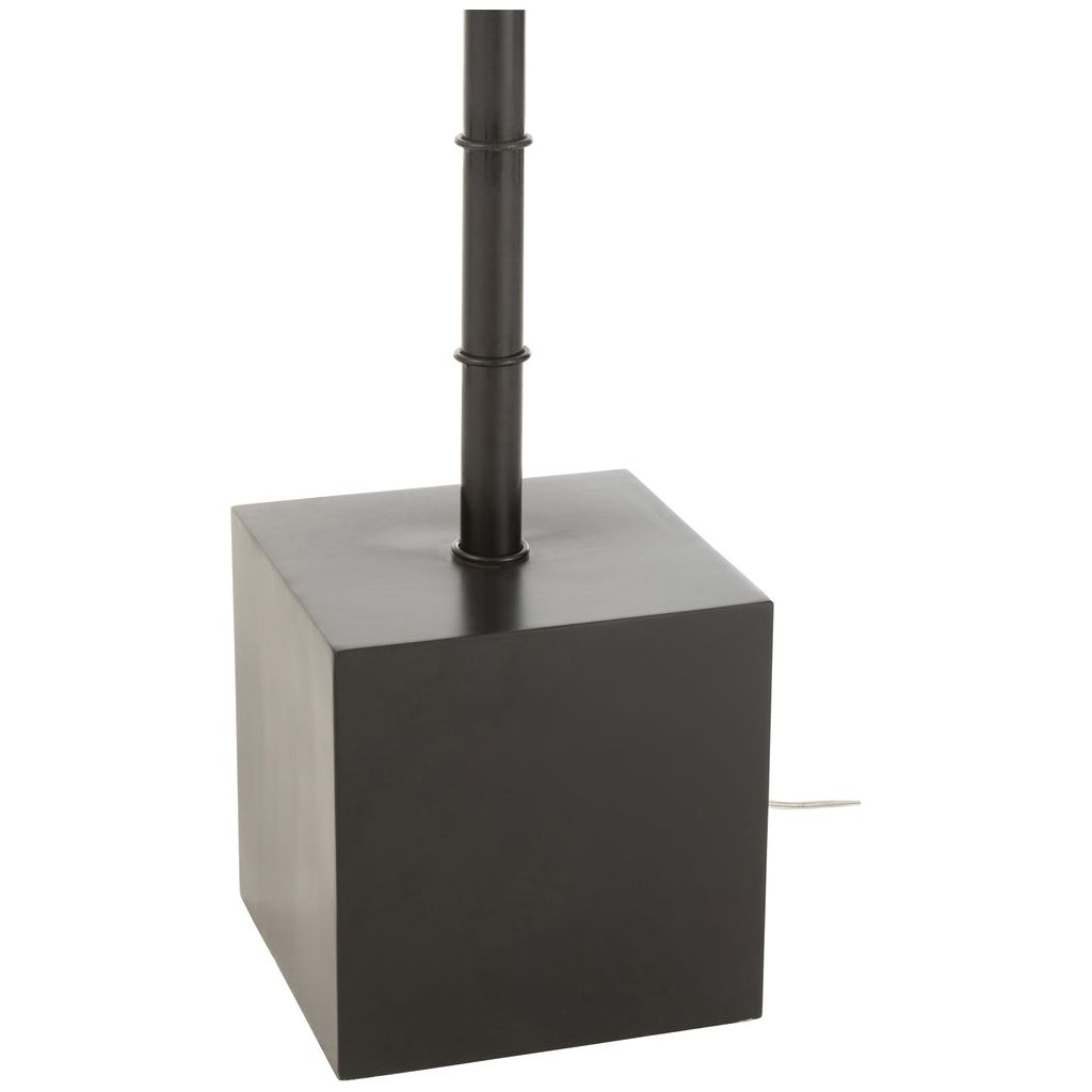 Lampe Debout Métal Noir Feuille - Designix