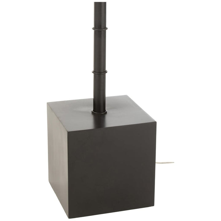 Lampe Debout Métal Noir Feuille - Designix