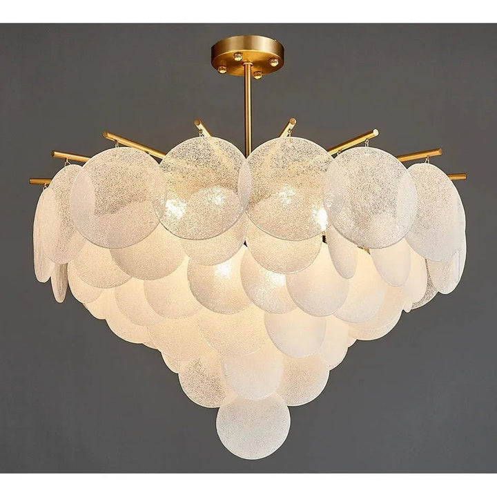 Lampe Dorée Décor Luxe | Rato - Designix Lustre 50cm Lumière froide