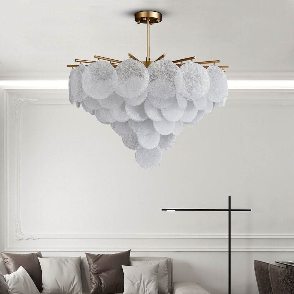 Lampe Dorée Décor Luxe | Rato - Designix Lustre 50cm Lumière froide