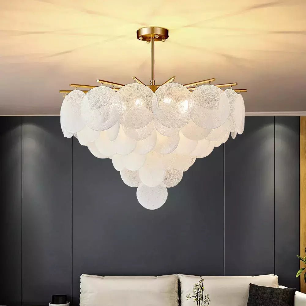 Lampe Dorée Décor Luxe | Rato - Designix Lustre 50cm Lumière froide