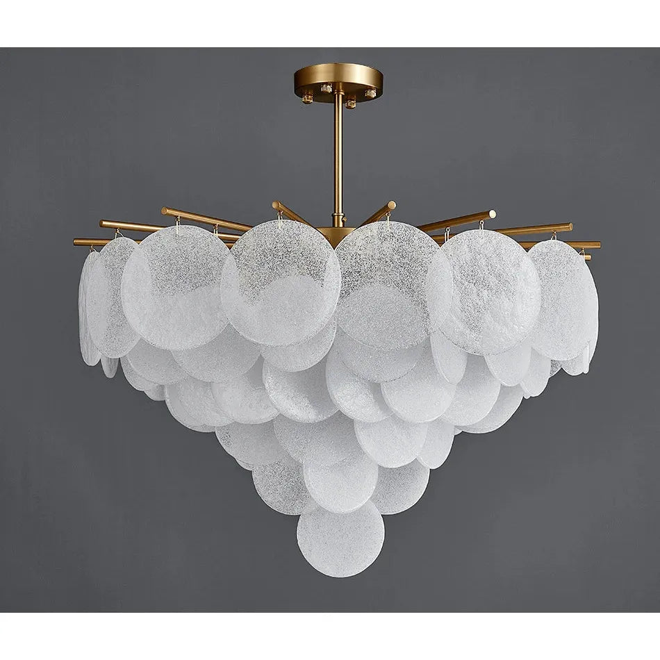Lampe Dorée Décor Luxe | Rato - Designix Lustre 50cm Lumière froide