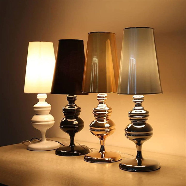 Lampe Espagnole Design | Éclat Doré - Designix Lampe de chevet Blanc Petite