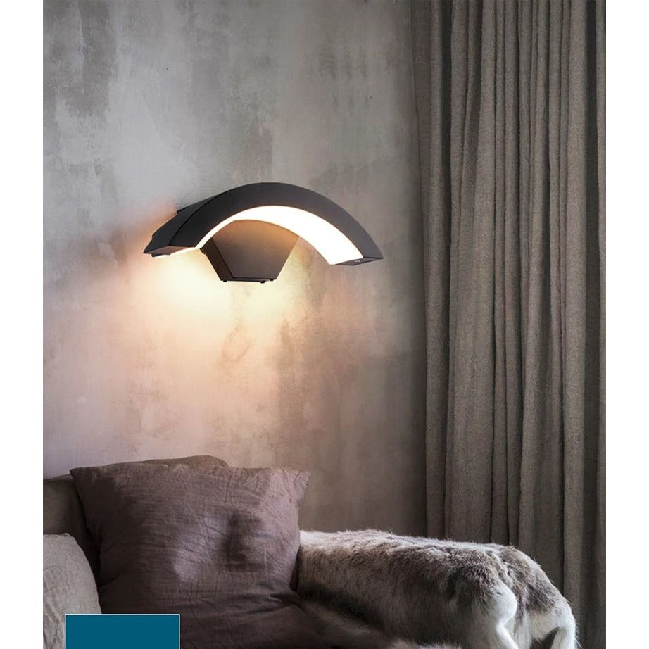 Lampe Extérieur Jardin Moderne | Luminéa - Designix Applique murale extérieur Blanc Chaud