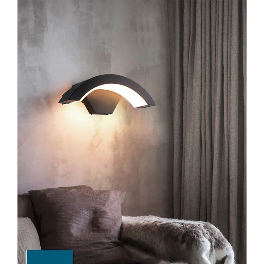 Lampe Extérieur Jardin Moderne | Luminéa - Designix Applique murale extérieur Blanc Chaud