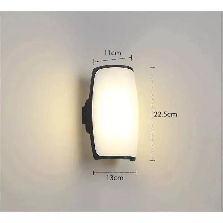 Lampe Extérieur Jardin Moderne | Luminéa - Designix Applique murale extérieur Blanc Chaud