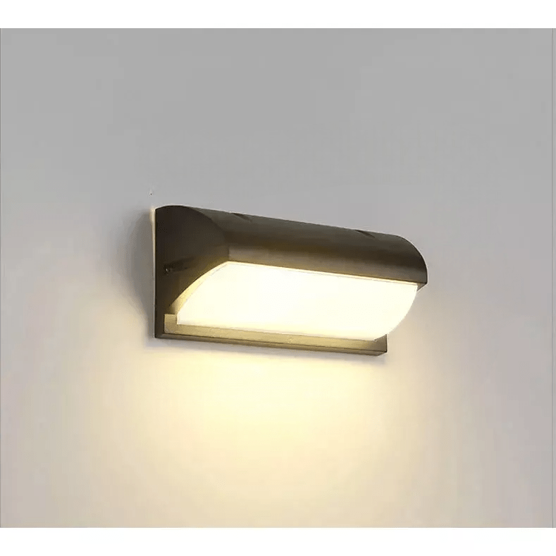 Lampe Extérieur Jardin Moderne | Luminéa - Designix Applique murale extérieur Blanc Chaud