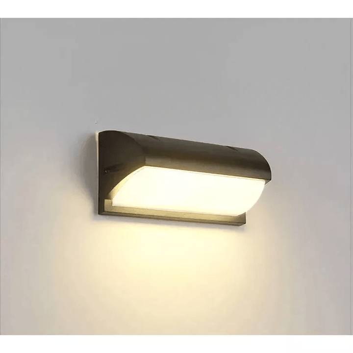 Lampe Extérieur Jardin Moderne | Luminéa - Designix Applique murale extérieur Blanc Chaud