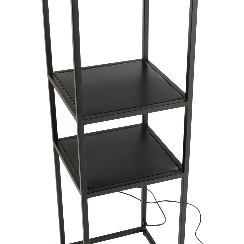 Lampe Fer Jute Noir - Designix