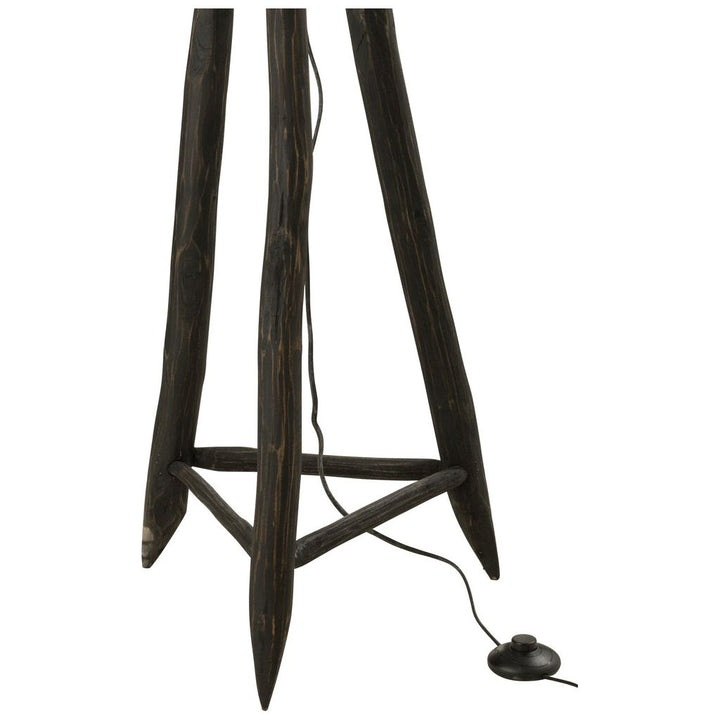 Lampe Grande en Bois Marron - Designix