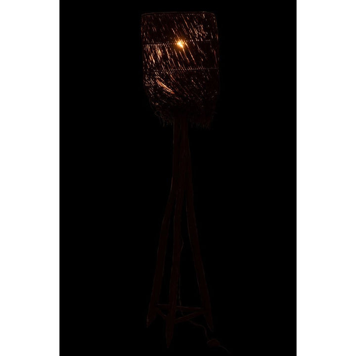 Lampe Grande en Bois Marron - Designix