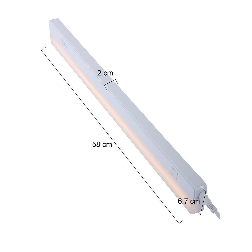 Lampe LED Cuisine Blanche | Wira - Designix Plafonnier