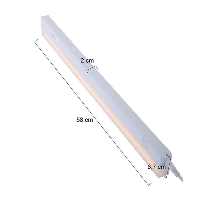 Lampe LED Cuisine Blanche | Wira - Designix Plafonnier