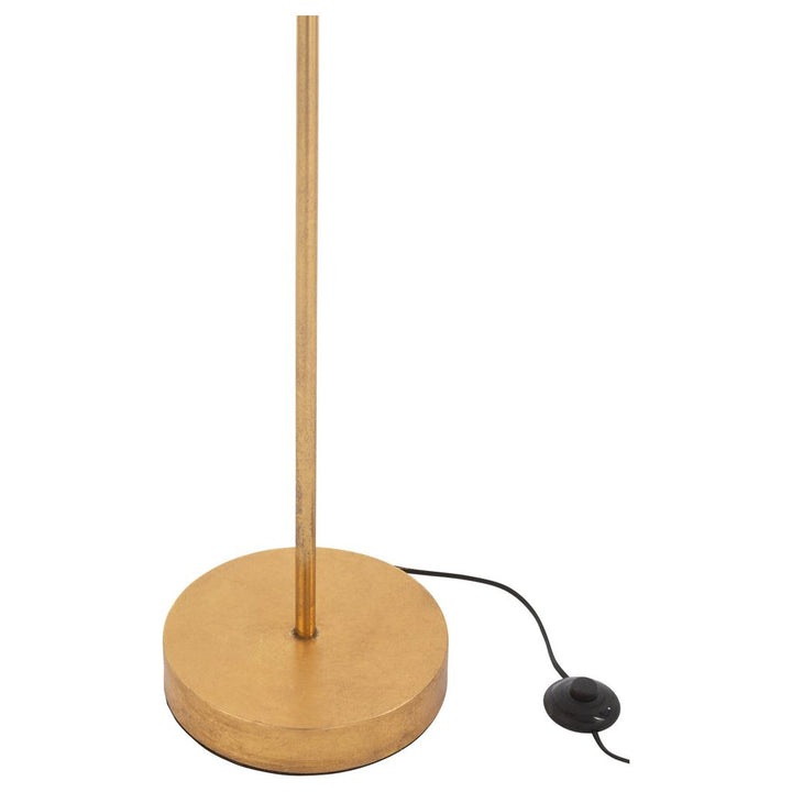 Lampe Métal Feuilles Dorées - Designix