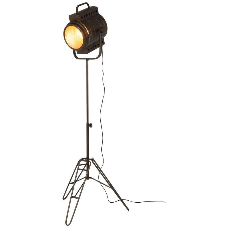 Lampe Métal Verre Noir