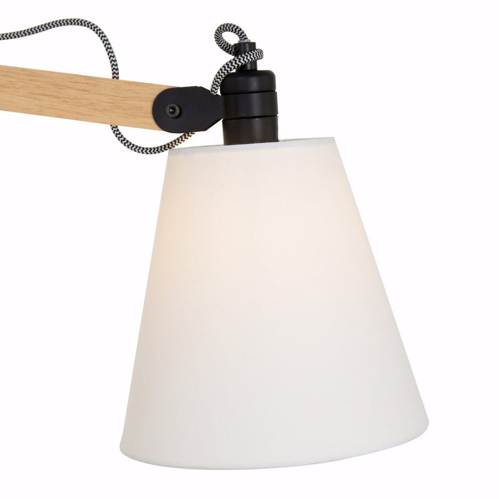 Lampe Murale Bois Champêtre | Eira - Designix Applique Murale
