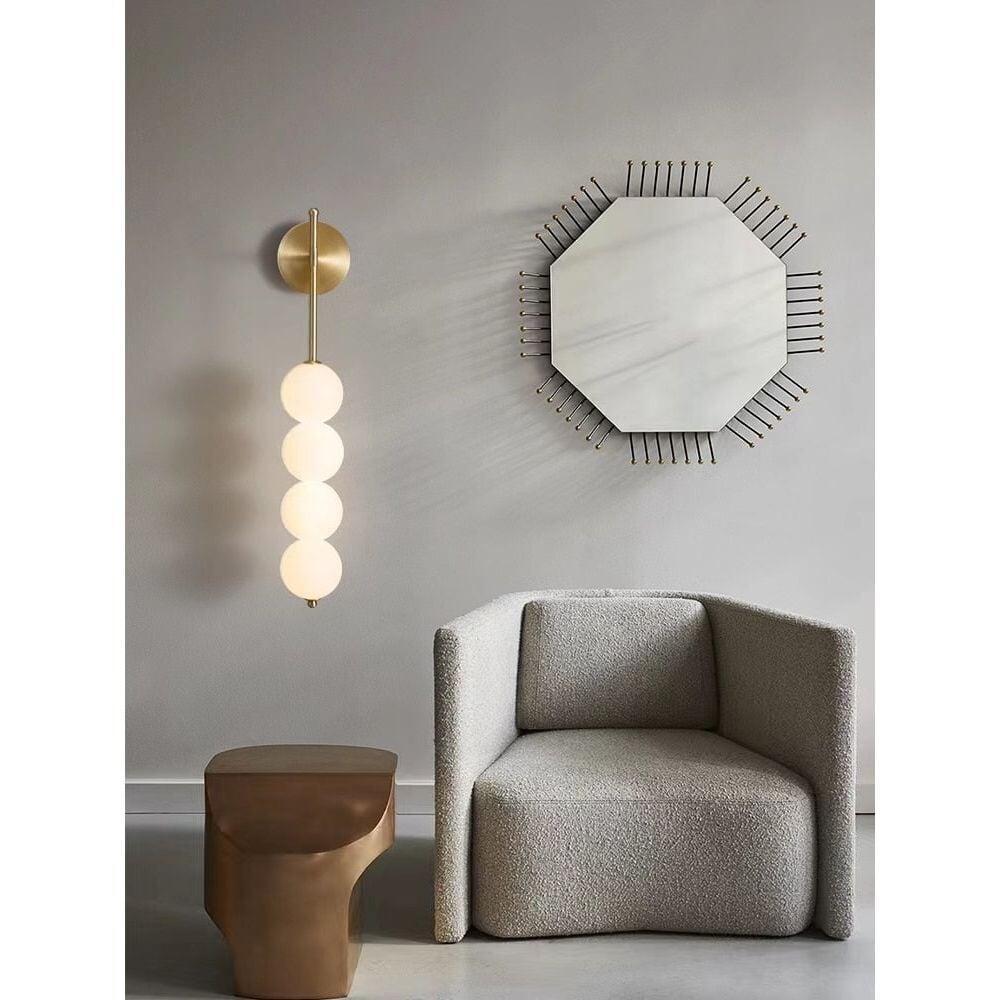 Lampe Murale LED Intérieur | Yina - Designix Applique Murale Or 3 têtes Blanc chaud (2700 - 3500K)