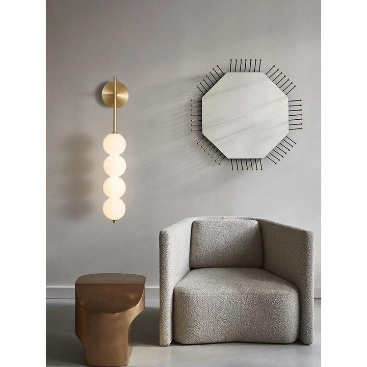 Lampe Murale LED Intérieur | Yina - Designix Applique Murale Or 3 têtes Blanc chaud (2700 - 3500K)