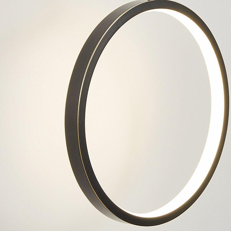 Lampe Murale LED Ronde | Ivy - Designix Applique Murale 20cm | Doré Blanc Chaud