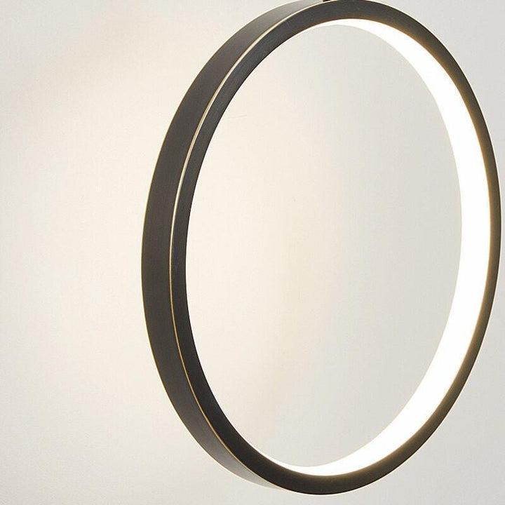 Lampe Murale LED Ronde | Ivy - Designix Applique Murale 20cm | Doré Blanc Chaud