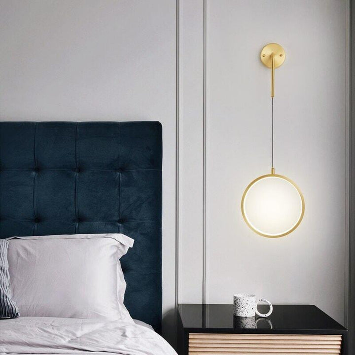 Lampe Murale LED Ronde | Ivy - Designix Applique Murale 20cm | Doré Blanc Chaud