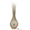 Lampe Noix de Coco Bâtons Naturelle