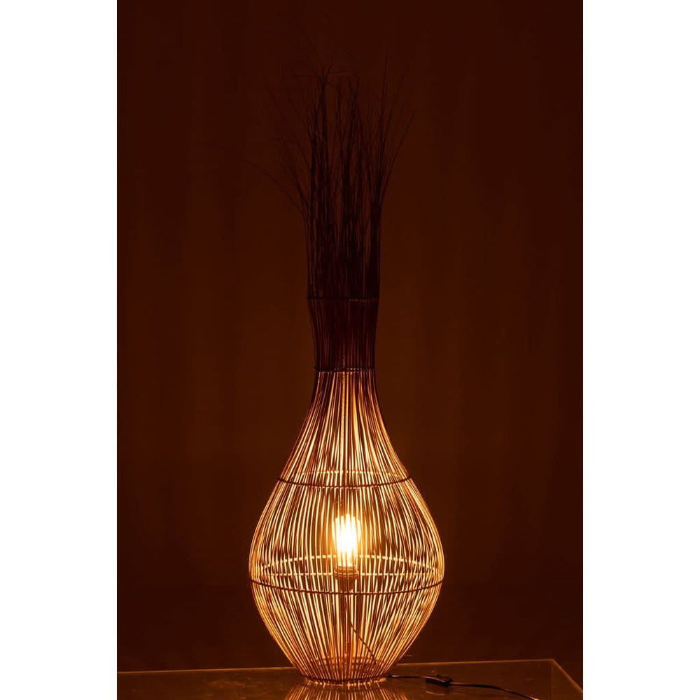 Lampe Noix de Coco Bâtons Naturelle - Designix