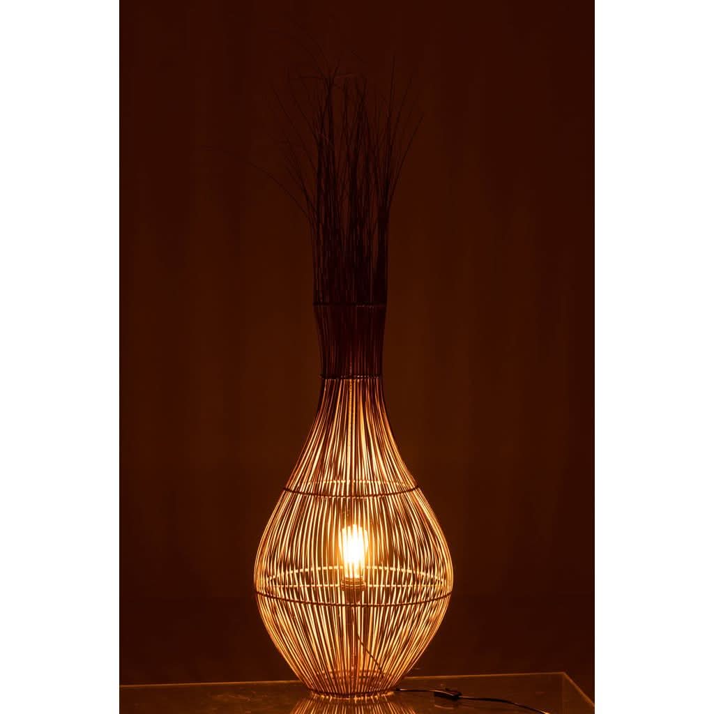 Lampe Noix de Coco Bâtons Naturelle - Designix
