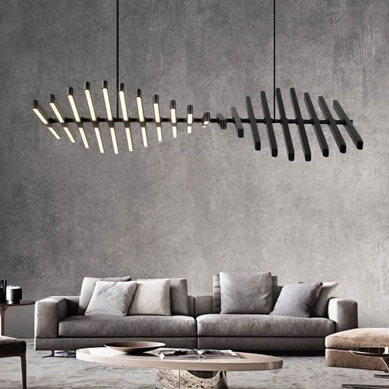 Lampe Pendante Moderne LED | Elo - Designix Suspension luminaire 10 têtes Horizontal