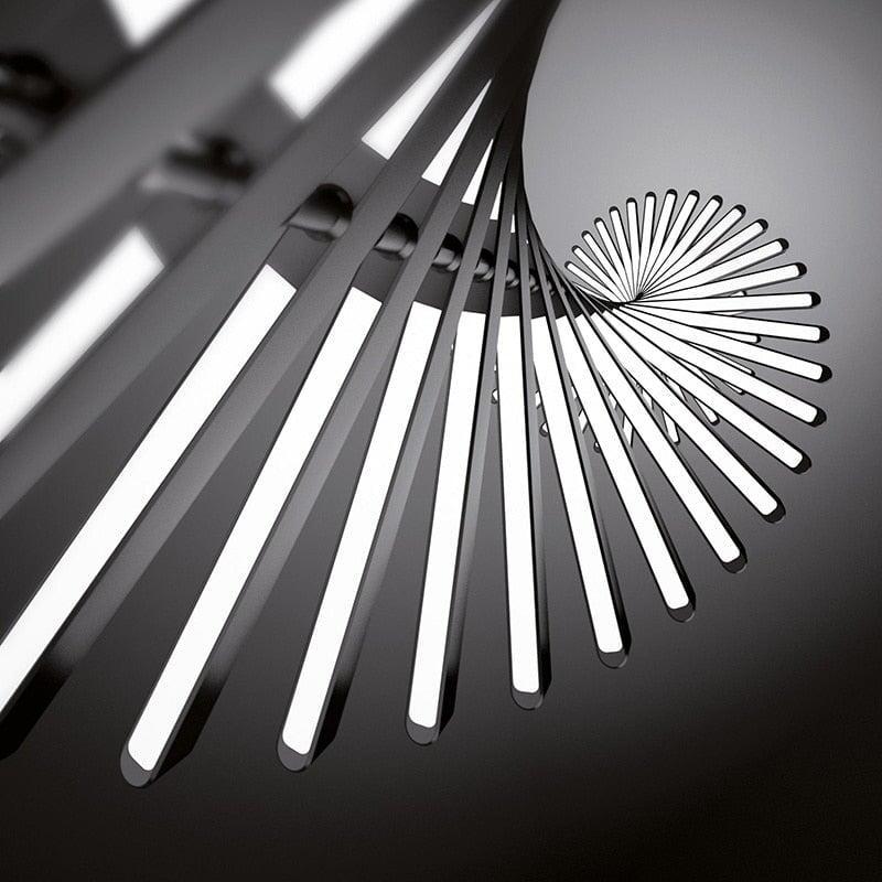 Lampe Pendante Moderne LED | Elo - Designix Suspension luminaire 10 têtes Horizontal