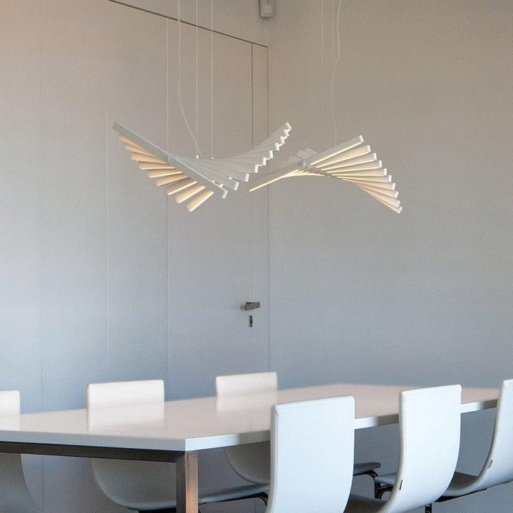 Lampe Pendante Moderne LED | Elo - Designix Suspension luminaire 10 têtes Horizontal