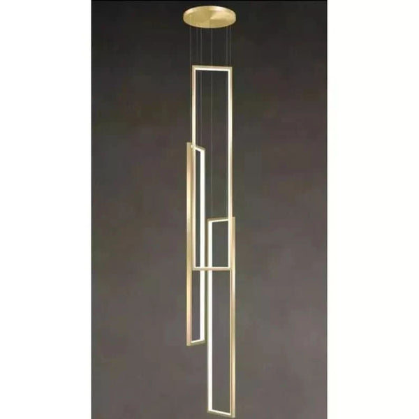 Lampe Plafond Suspendu Rectangulaire | Géométrie Lumineuse