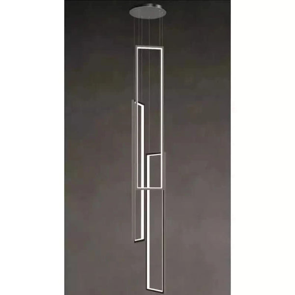 Lampe Plafond Suspendu Rectangulaire | Géométrie Lumineuse