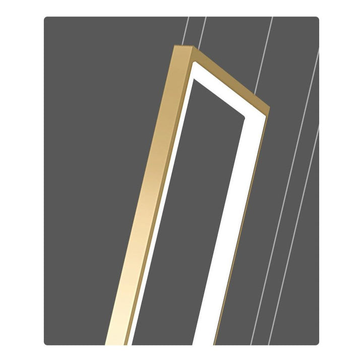 Lampe Plafond Suspendu Rectangulaire | Géométrie Lumineuse - Designix Suspension luminaire 3 Lampes | Noir Télécommande