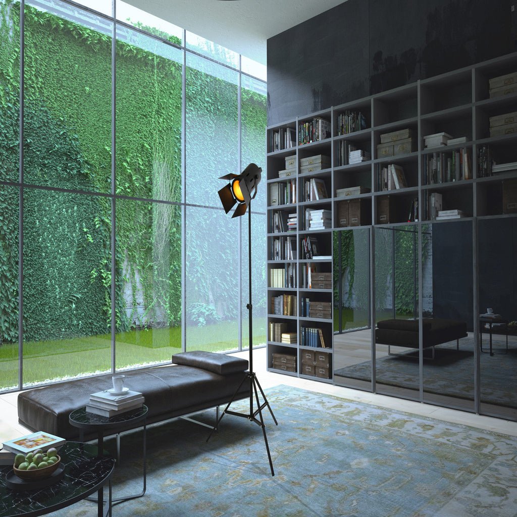 Lampe Sol Industrielle Réglable | Iyla - Designix Lampadaire