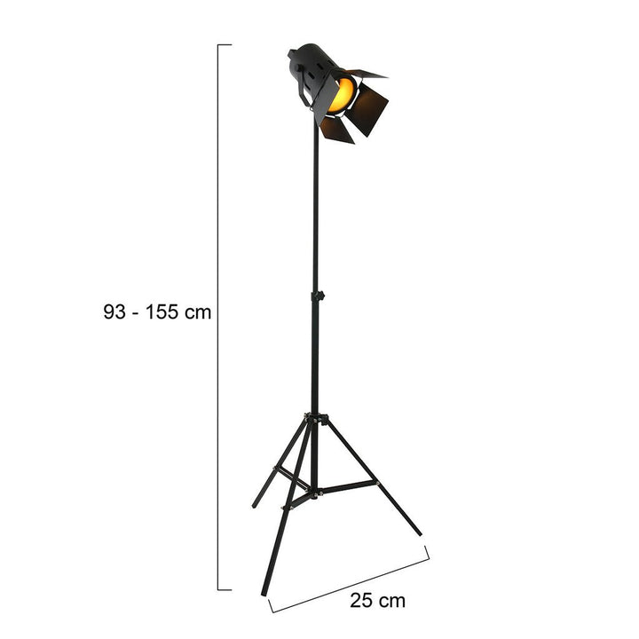 Lampe Sol Industrielle Réglable | Iyla - Designix Lampadaire