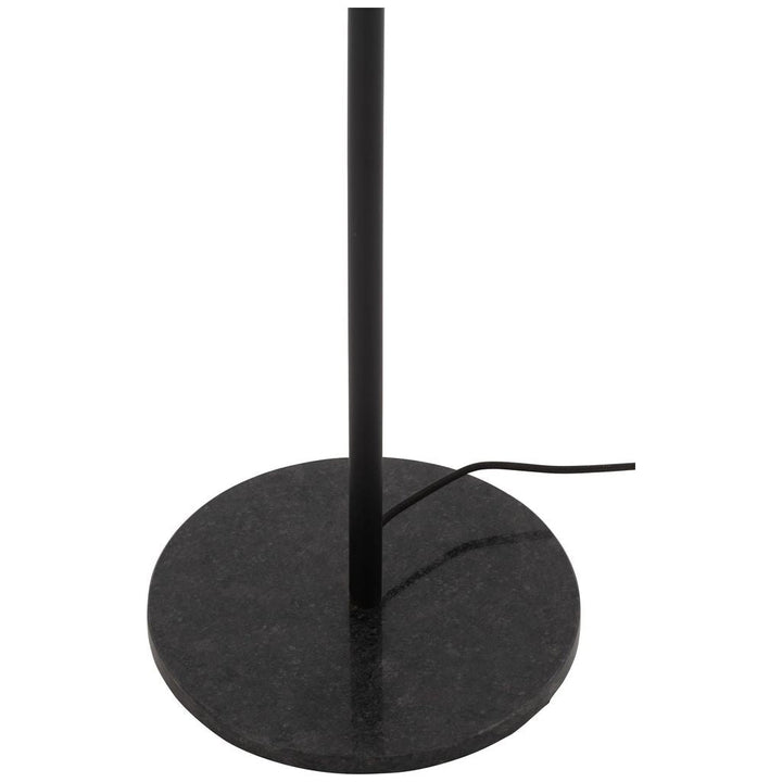 Lampe Sol Métal Marbre Noir - Designix