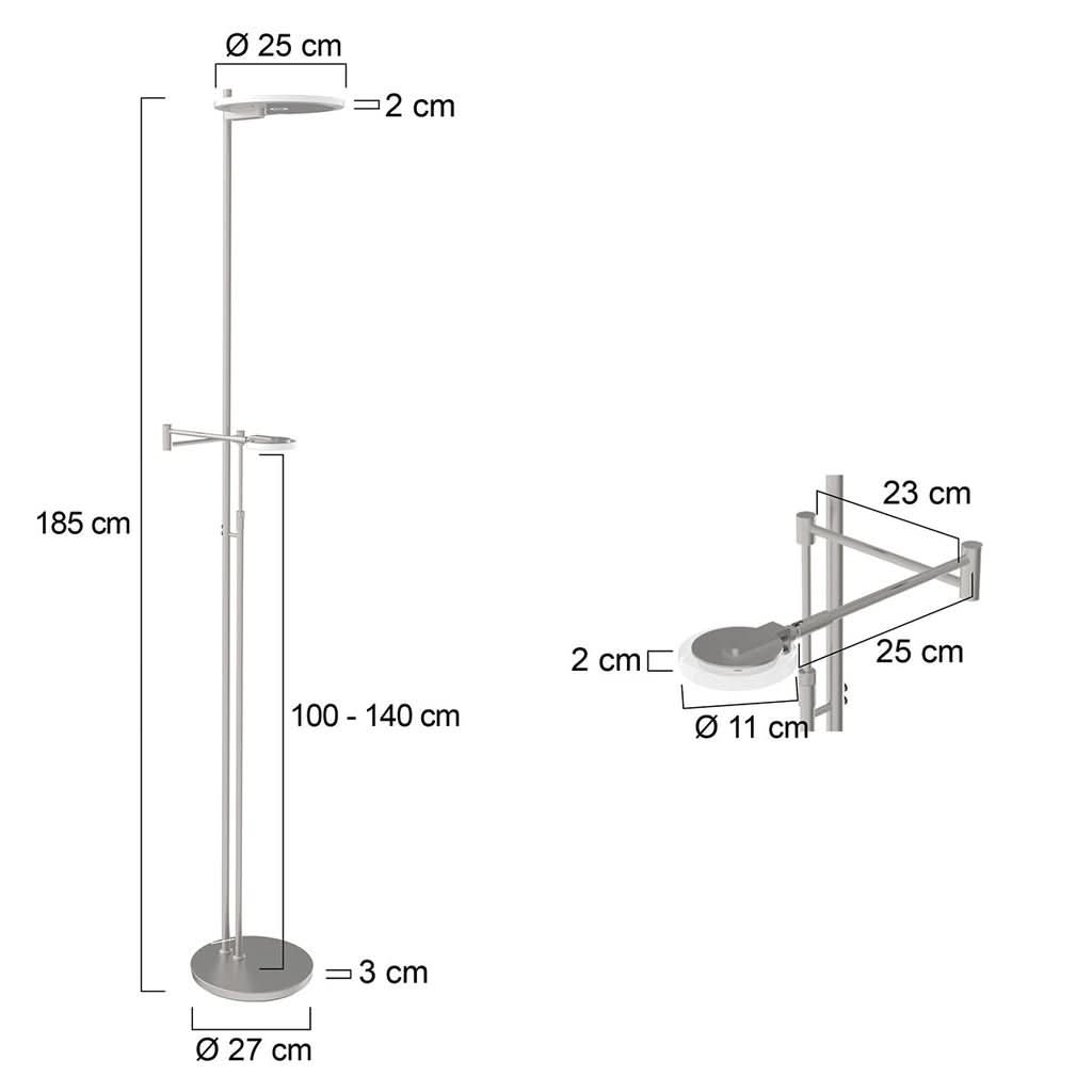 Lampe Sol Moderne Acier | Yyla - Designix Lampadaire
