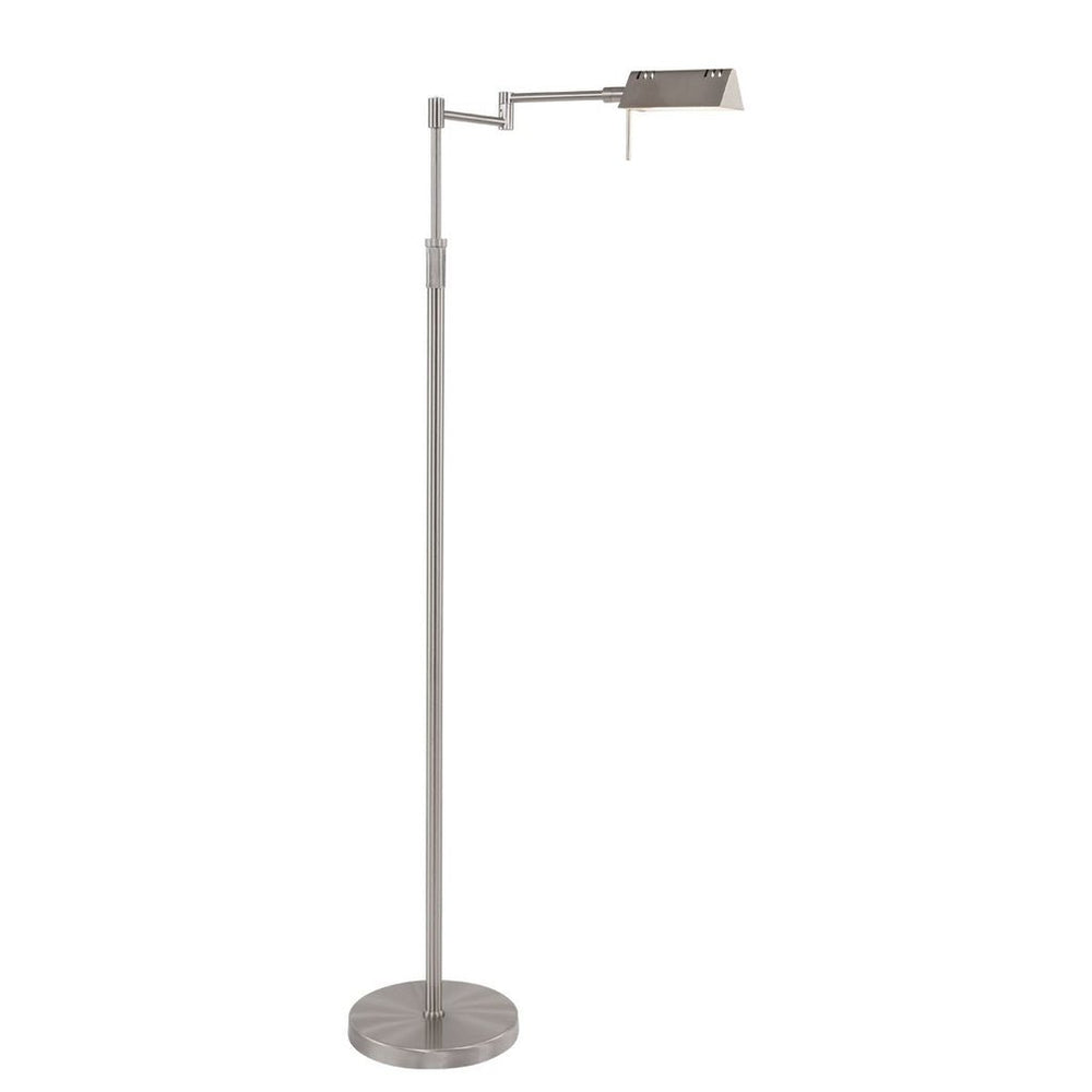 Lampe Sol Réglable Acier Brossé | Tyla - Designix Luminaire