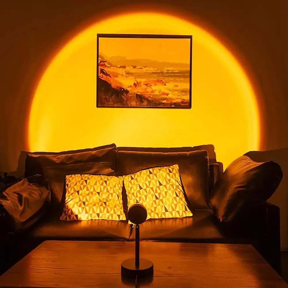 Lampe Sunset | Lueur Crépusculaire - Designix Lampe de chevet Rouge