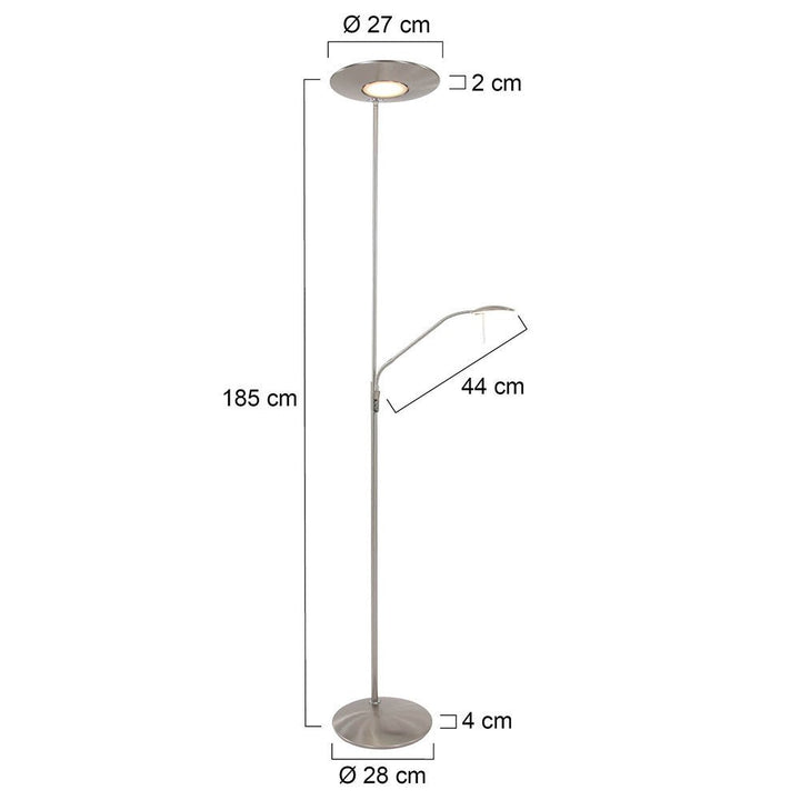 Lampe Sur Pied Acier | Cala - Designix Lampadaire