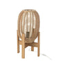 Lampe Sur Pied Bois Bambou