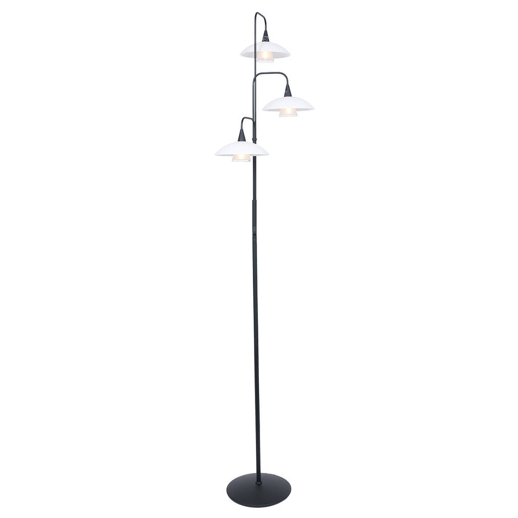 Lampe Sur Pied Élégante Noir | Hyle - Designix Lampadaire