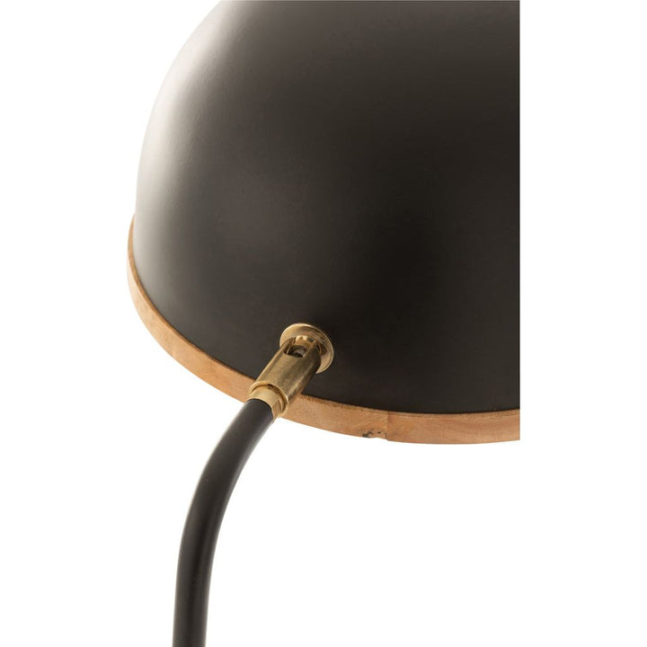 Lampe Sur Pied Élégante Noir Naturel - Designix