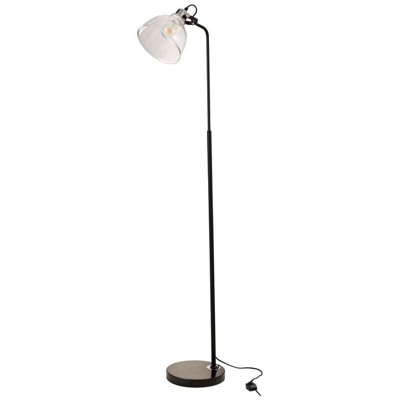 Lampe Sur Pied Magali Acier Verre