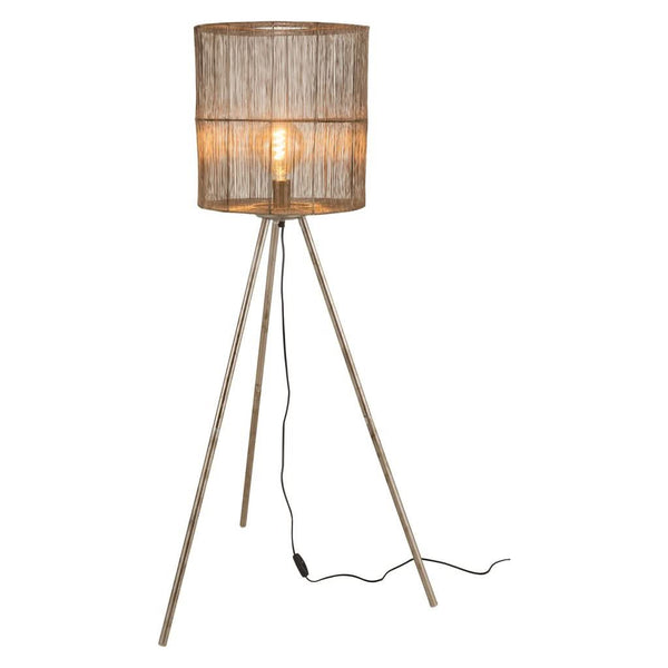 Lampe Sur Pied Métal Antique Grande