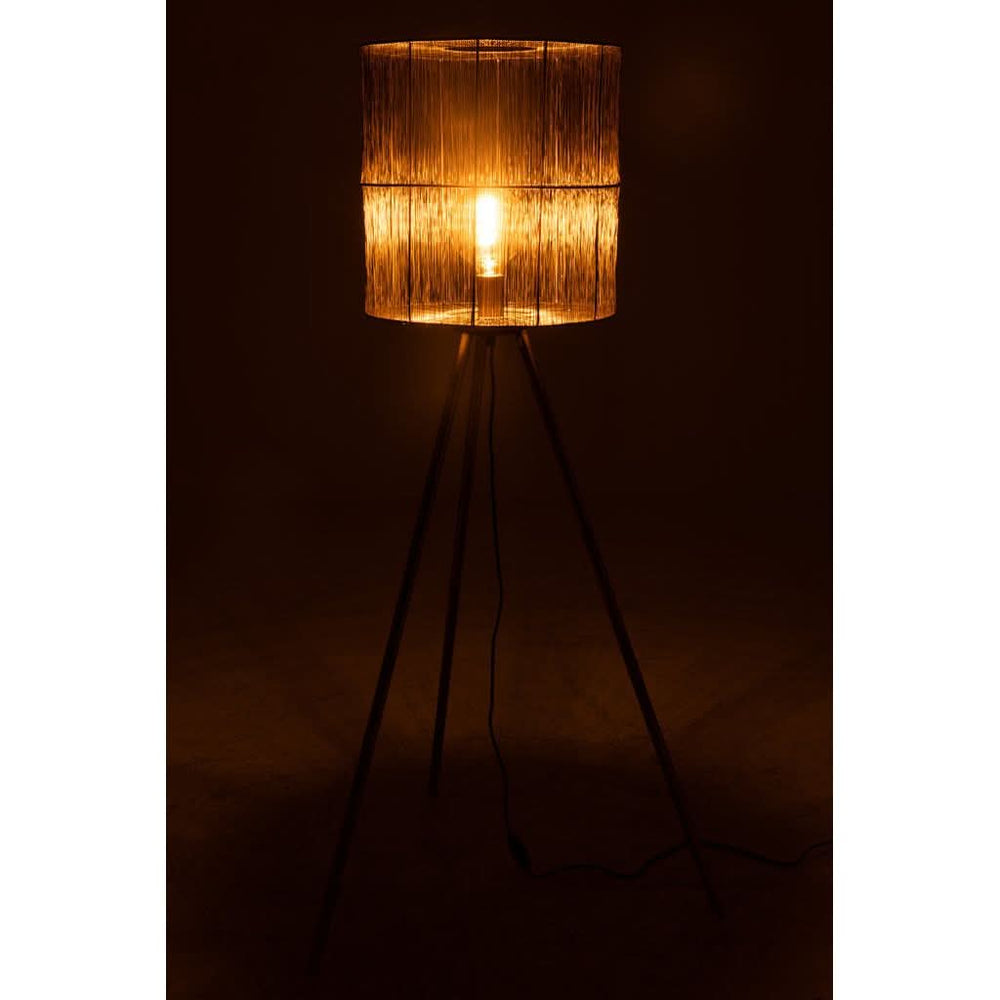 Lampe Sur Pied Métal Antique Grande - Designix