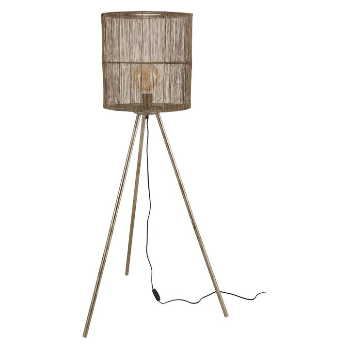 Lampe Sur Pied Métal Antique Grande - Designix